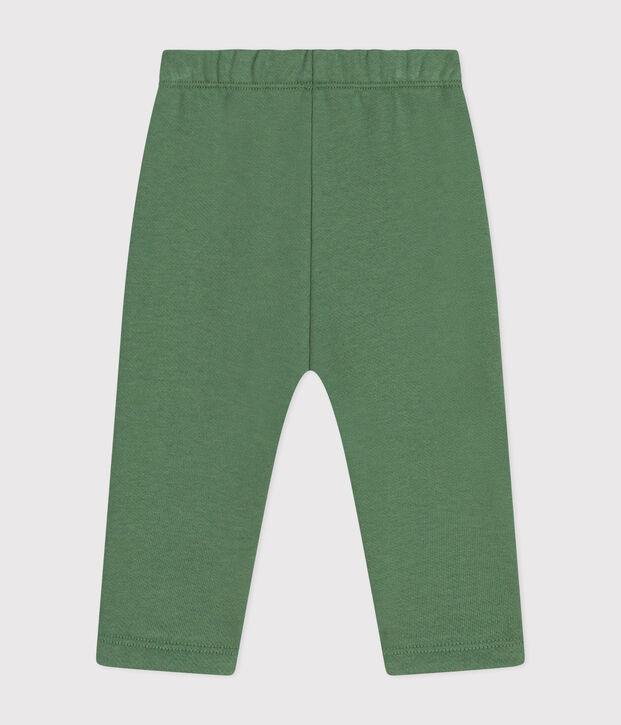 Pantalon en molleton b&eacute;b&eacute; vert
