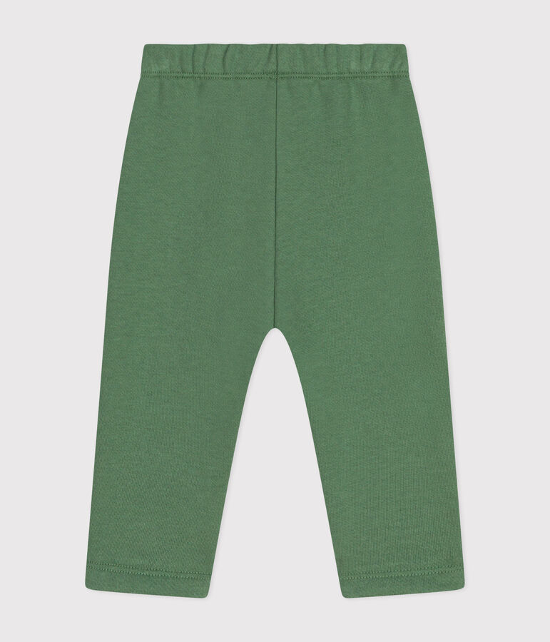 Pantalon en molleton b&eacute;b&eacute; vert