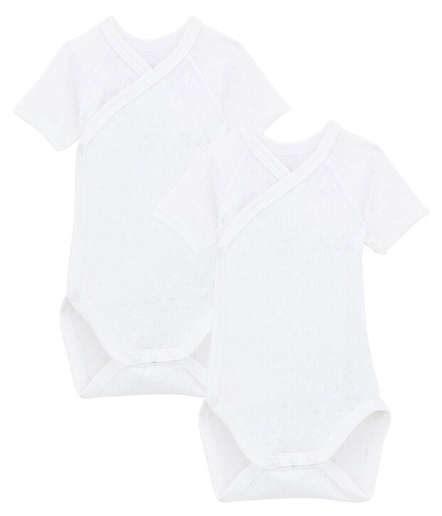 Lot de 2 bodies MC &agrave; col multicouleur