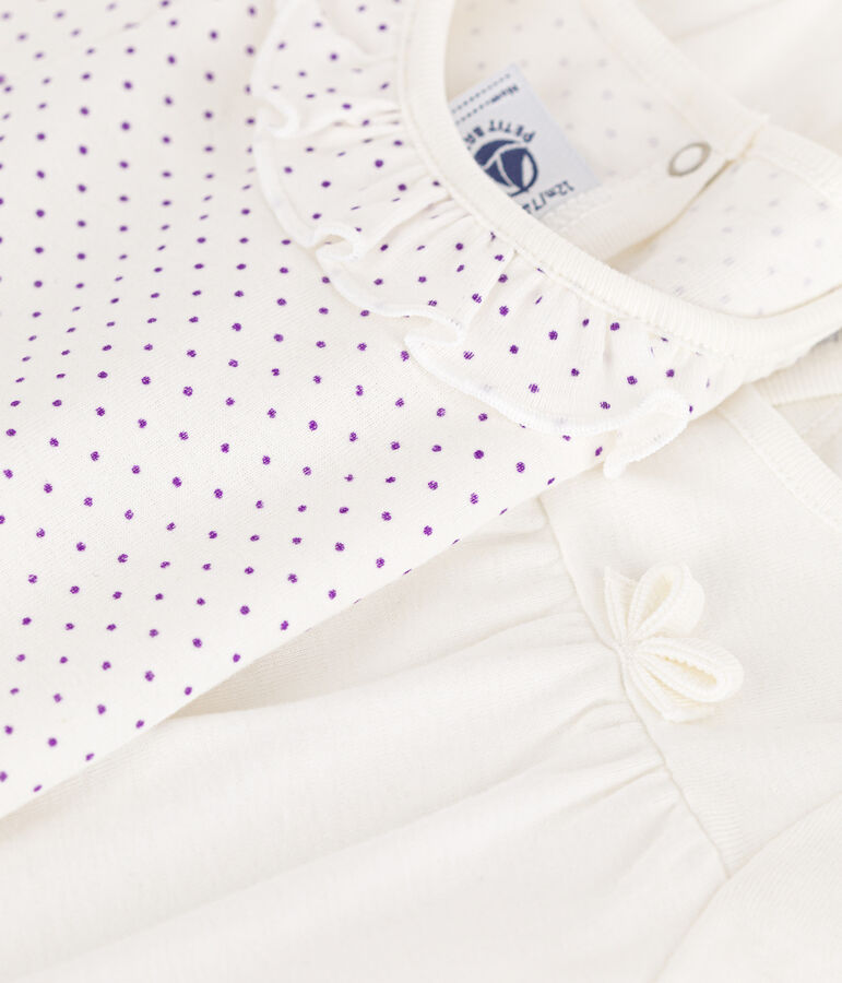 Lot de 2 tee-shirts b&eacute;b&eacute; fille multicouleur