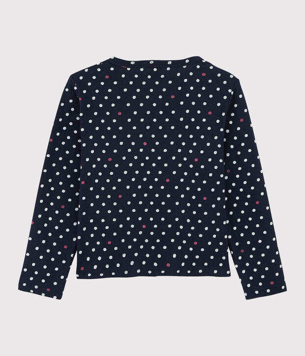 Cardigan enfant fille bleu/multicouleur