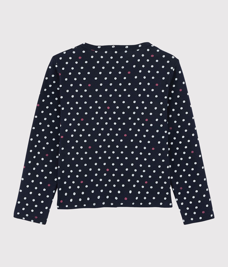 Cardigan enfant fille bleu/multicouleur
