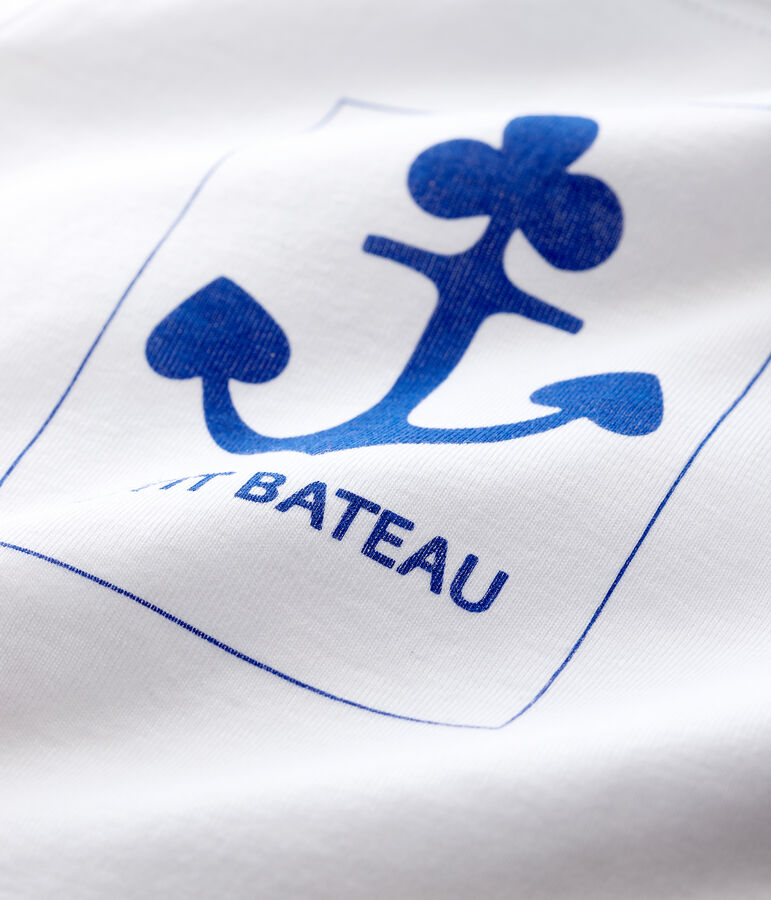 Tee-shirt b&eacute;b&eacute; gar&ccedil;on blanc