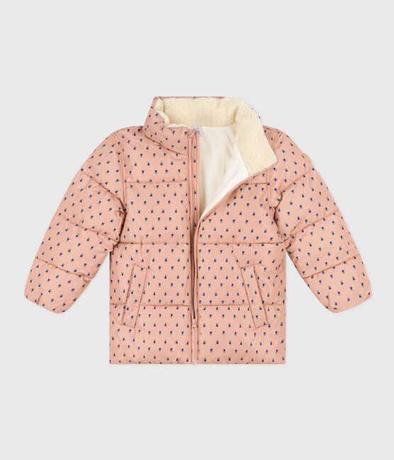 Doudoune avec capuche rétractable enfant fille VINTAGE/ MULTICO