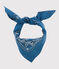 Bandana enfant fille-garçon bleu BRASIER/blanc MULTICO
