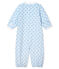 Combisac bébé en côte bleu FRAICHEUR/blanc MULTICO