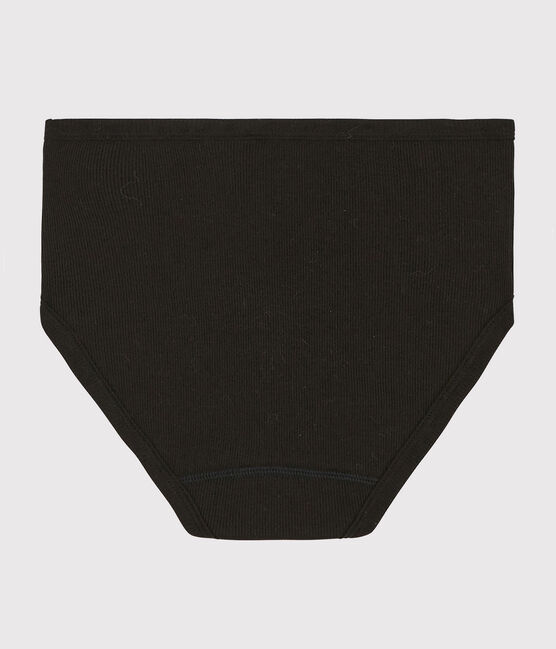 Culotte laine et coton Femme noir NOIR