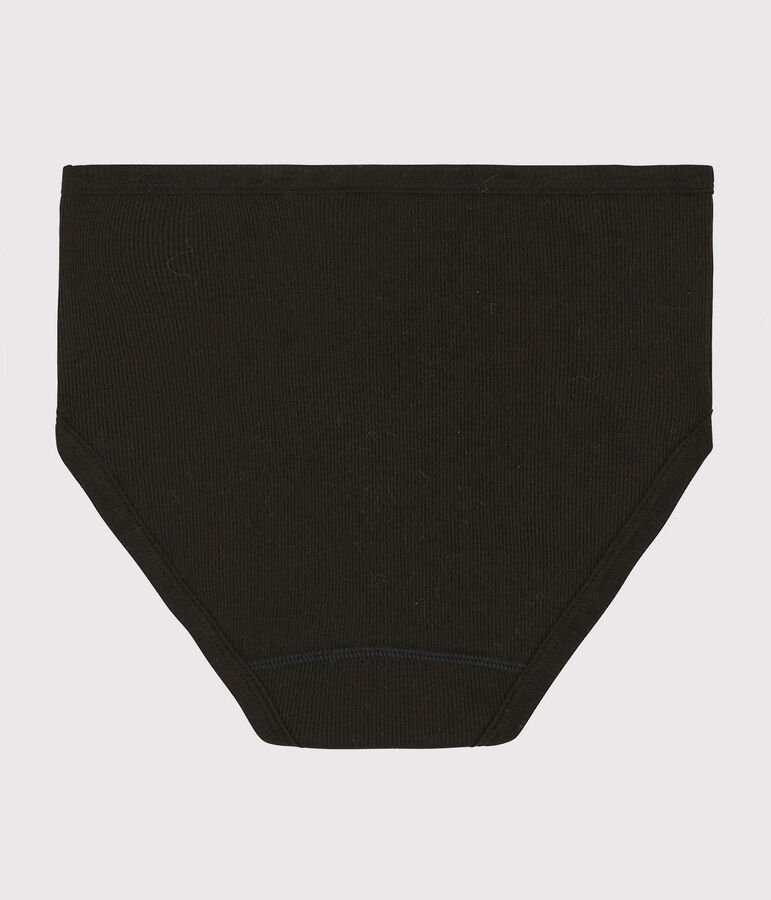 Culotte laine et coton Femme noir