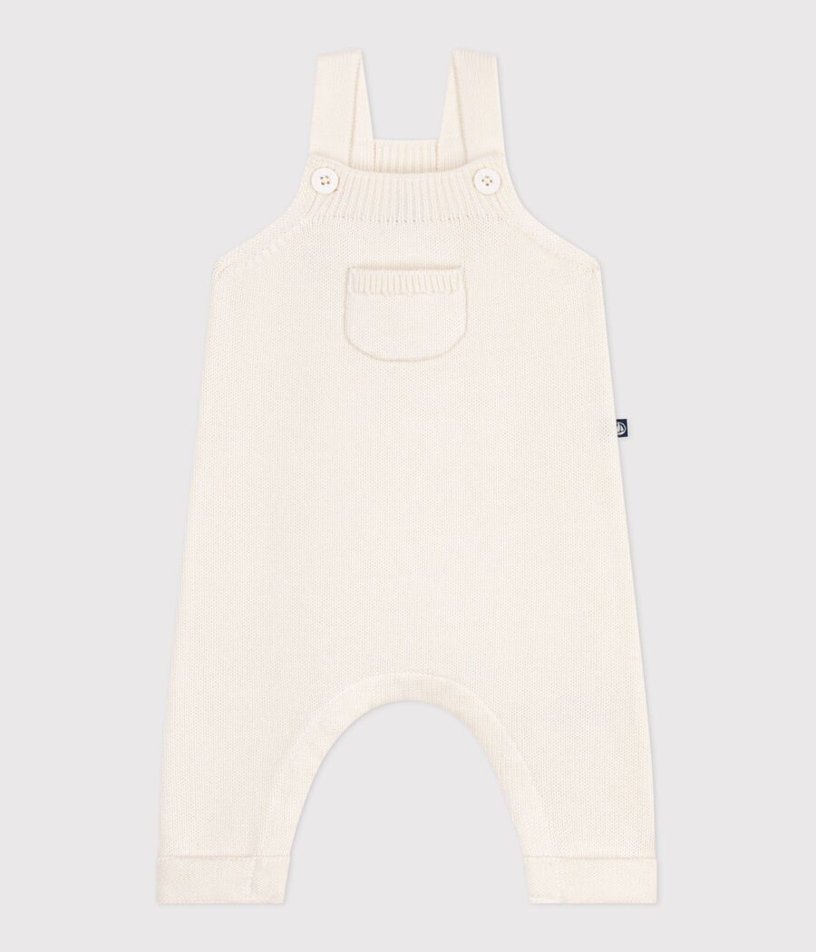 Salopette bébé mixte en tricot laine et coton (Petit Bateau) - Couverture