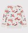 Sweatshirt en molleton enfant fille / garçon beige MONTELIMAR/blanc MULTICO