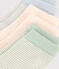 3 paires de chaussettes en coton milleraies bébé variante 1