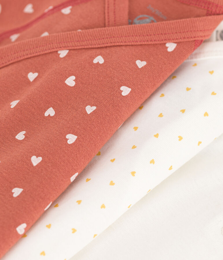Lot de 3 bodies manches courtes b&eacute;b&eacute; en coton variante 2