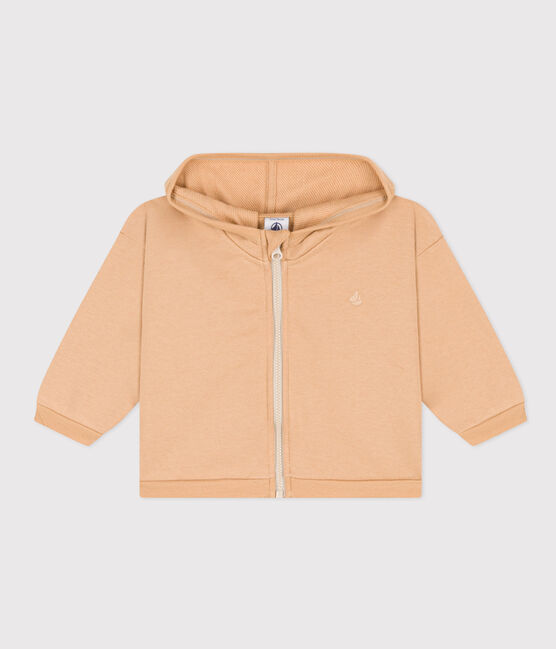 Sweatshirt à capuche en molleton bébé beige TOURONE
