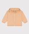 Sweatshirt à capuche en molleton bébé beige TOURONE