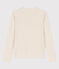 Tee-shirt col tunisien Femme beige MONTELIMAR CHINE