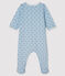 Bodyjama bébé en tubique bleu FRAICHEUR/blanc MULTICO