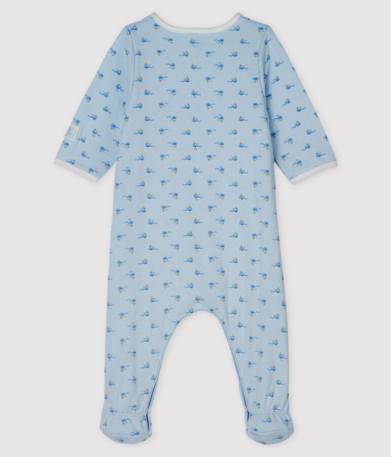 Bodyjama b&eacute;b&eacute; en tubique bleu/multicouleur