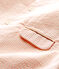 Manteau rayé bébé fille blanc MARSHMALLOW/rose ROSAKO
