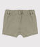 Short bébé en denim vert MARECAGE