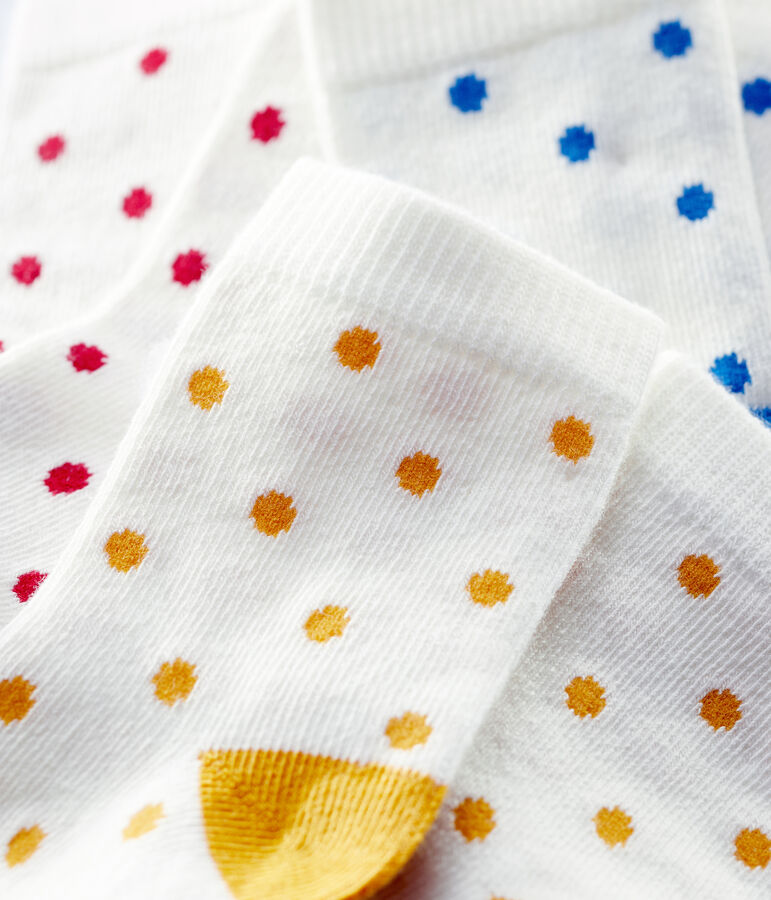 Lot de 3 paires de chaussettes b&eacute;b&eacute; multicouleur