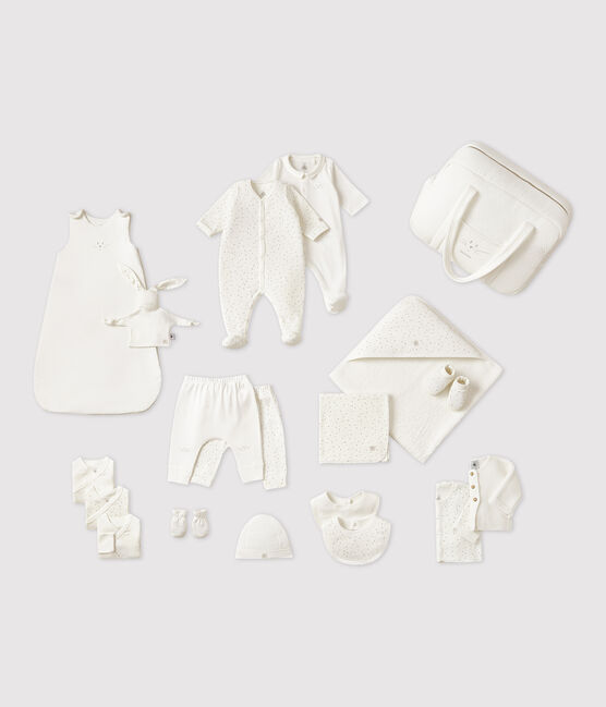 Valise maternité bébé en coton variante Petit Bateau