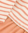 Robe manches longues bimatière bébé SIENNA/ AVALANCHE