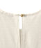 Top femme sans manches en lin blanc LAIT
