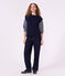 Marini&egrave;re femme en coton manches longues bleu/blanc