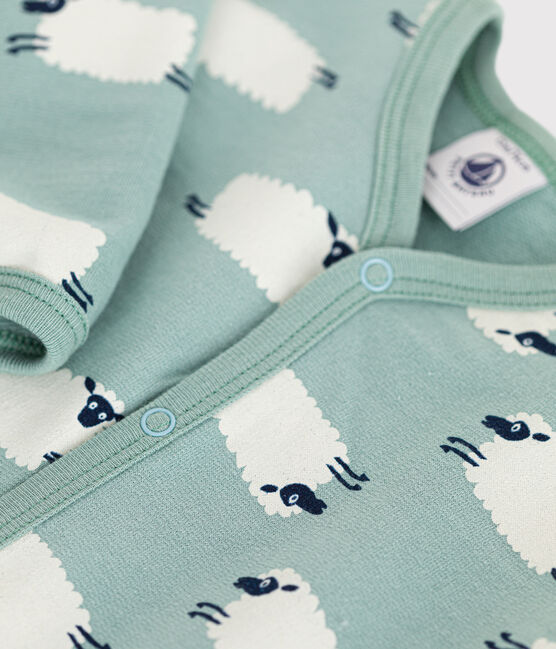 Pyjama en molleton gratté imprimé forêt bébé PAUL/ MULTICO