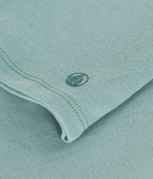 Tee-shirt manches longues en c&ocirc;te enfant fille vert