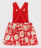 Robe sans manche bébé imprimée en tubique matelassé CASIMIR/ AVALANCHE