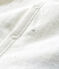 Combisac bébé en tubique blanc MARSHMALLOW/blanc MULTICO