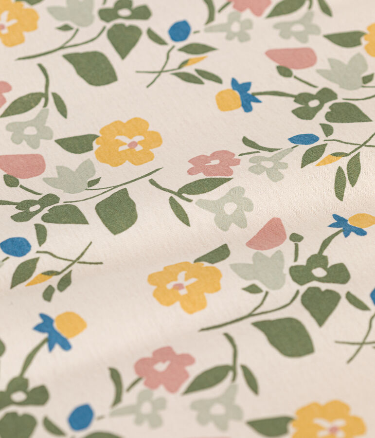 Gigoteuse b&eacute;b&eacute; fleurs en coton TOG 2 blanc AVALANCHE/ MULTICO