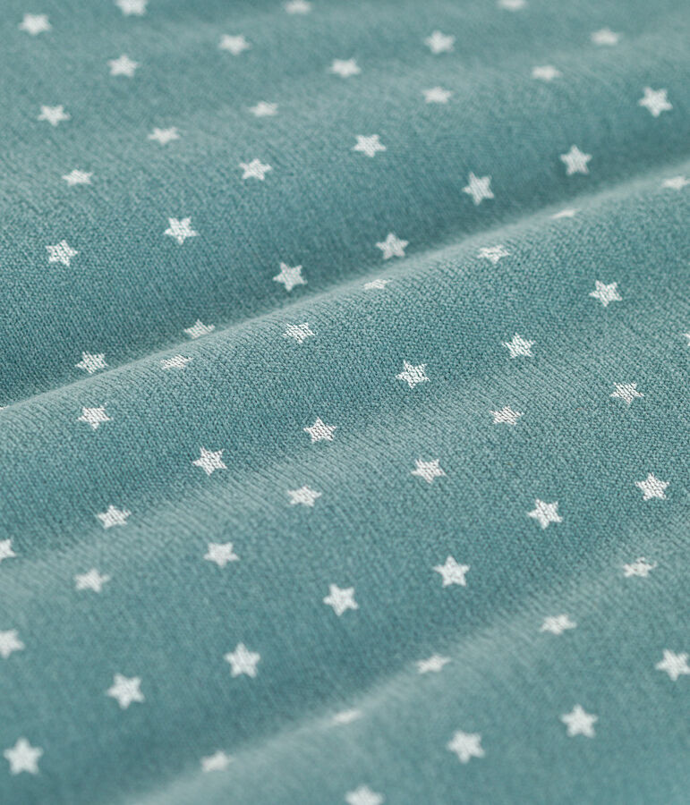 Gigoteuse en velours TOG 2 vert/blanc