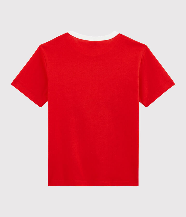 Tee-shirt enfant garcon rouge