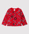 Cardigan imprimé bandana en molleton bébé rouge TERKUIT/blanc MULTICO