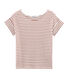 Tee-shirt manches courtes femme en lin