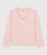 Tee-shirt LE DROIT col V en coton Femme