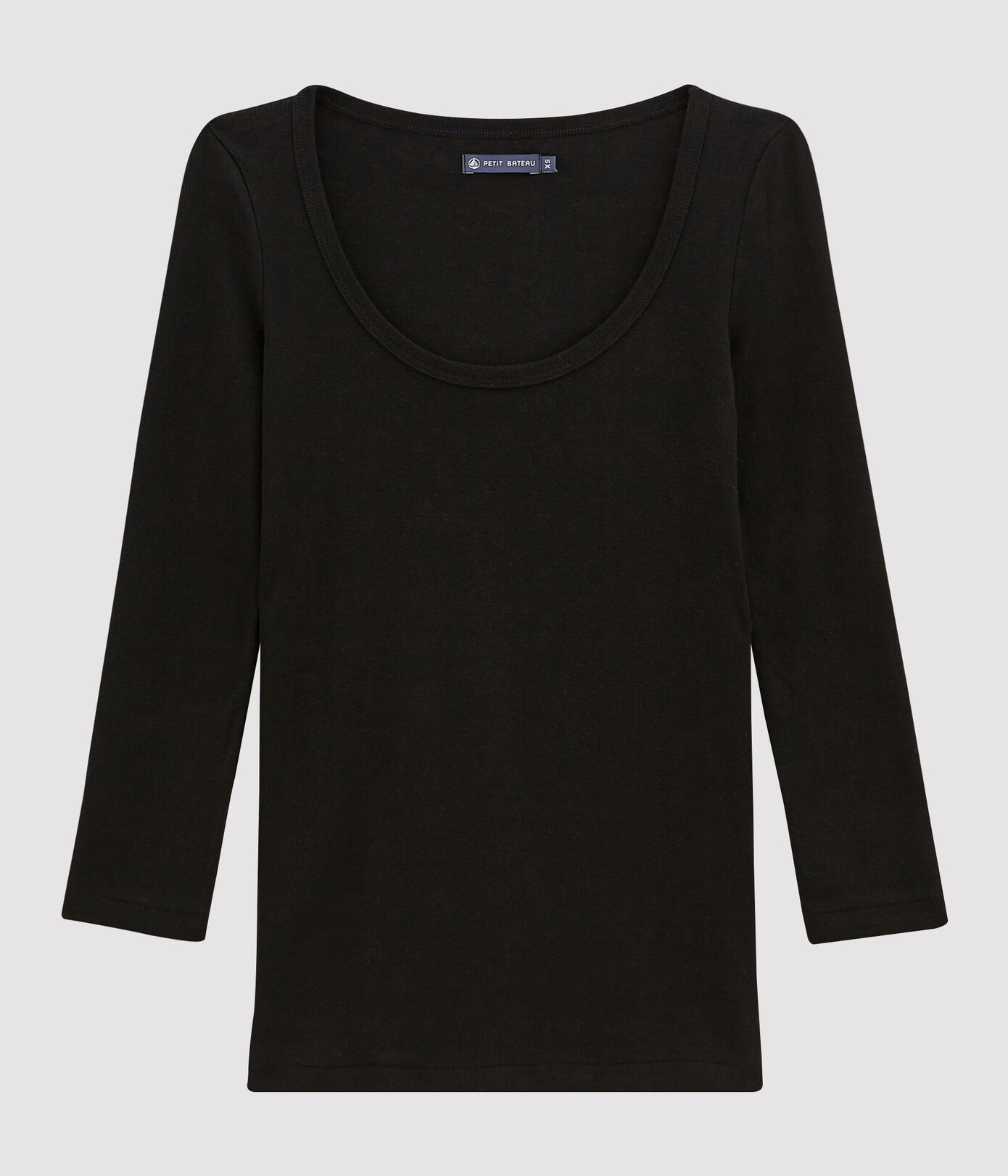 Tee shirt iconique femme NOIR Petit Bateau