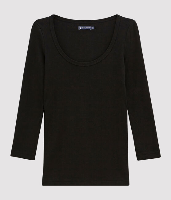 Tee shirt iconique femme noir NOIR