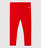 Legging en coton bio bébé rouge PEPS