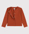 Cardigan en coton enfant fille marron RUSTY