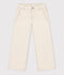 Pantalon flare en denim enfant fille écru AVALANCHE