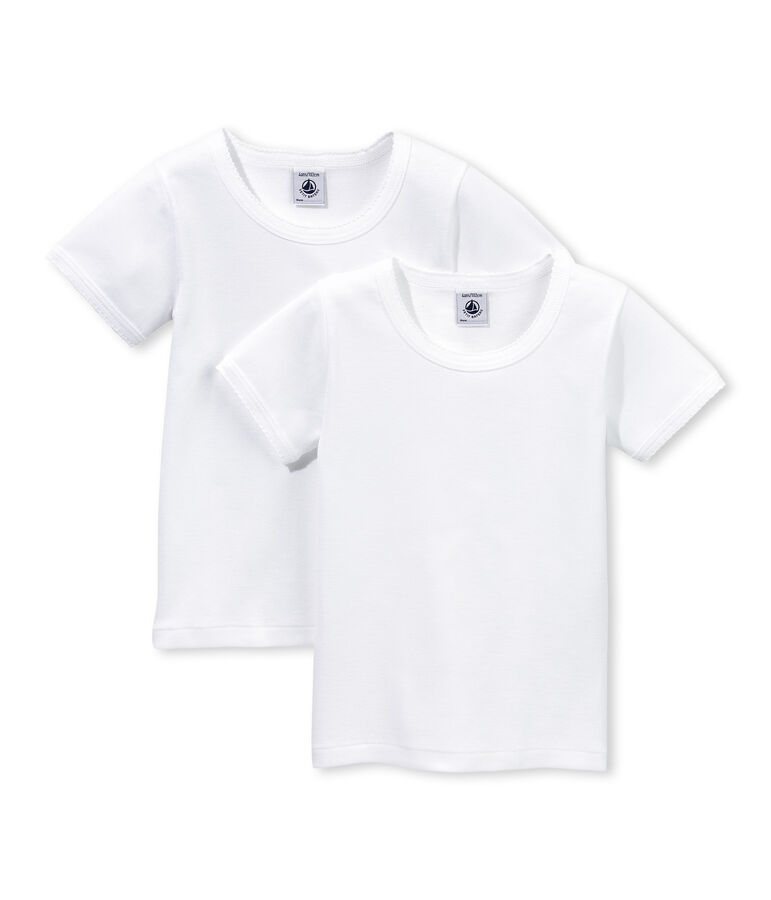 Duo de tee-shirts manches courtes fille variante 1