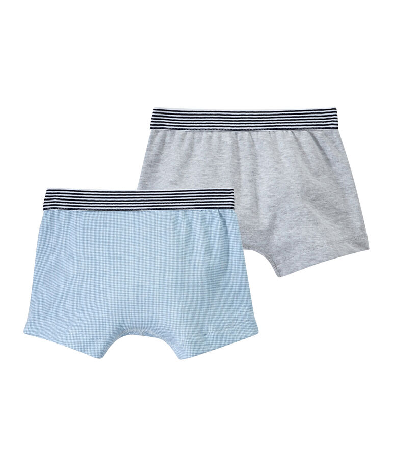 Lot de 2 boxers gar&ccedil;on blanc