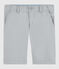 Bermuda en serge enfant garçon gris CONCRETE