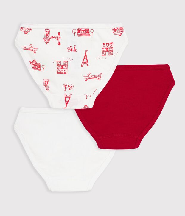Lot de 3 culottes en coton multicouleur