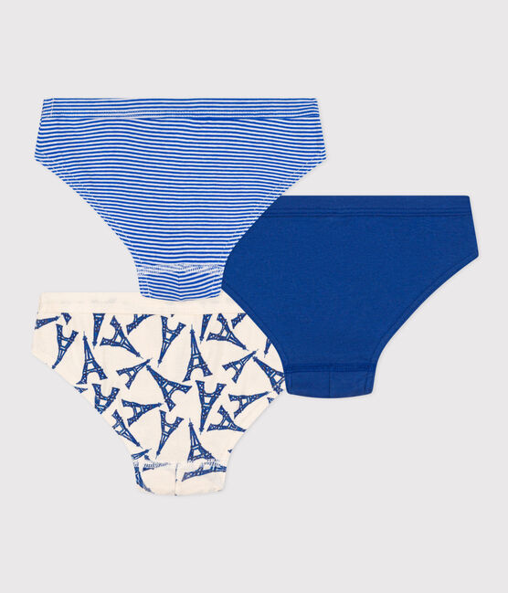 Lot de 3 slips Paris en coton petit garçon variante 1