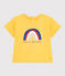 Tee-shirt manches courtes en jersey léger bébé jaune NECTAR