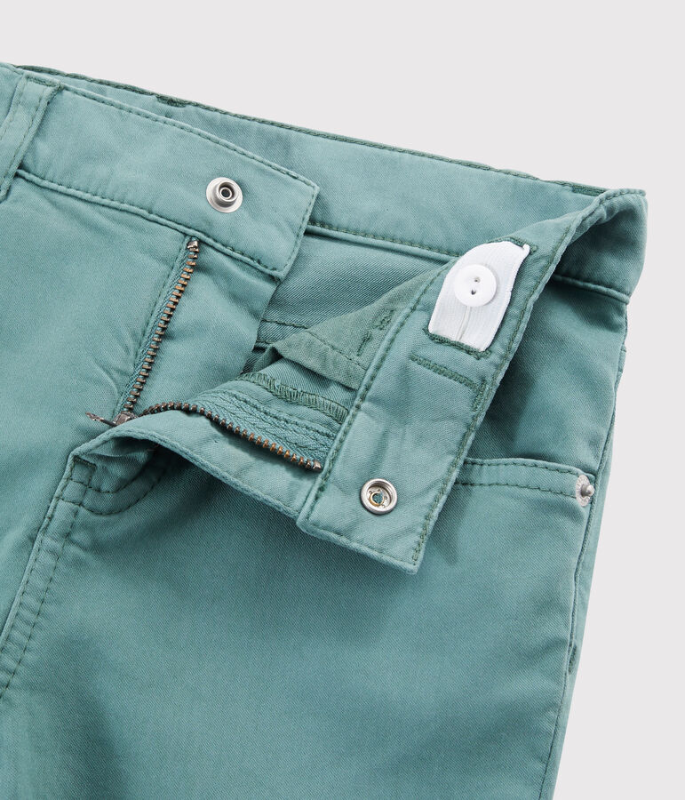 Pantalon enfant gar&ccedil;on vert